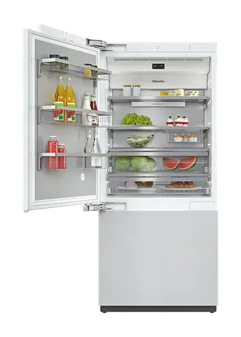 Miele מקרר אינטגרלי מקפיא תחתון 90 ס"מ דלת Push2open סדרת MasterCool תוצרת Miele דגם KF 2911 Vi