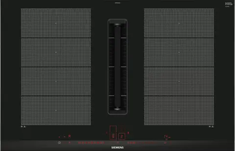Siemens כיריים אינדוקציה 80 ס"מ משולבות קולט אדים סדרה iQ700 תוצרת Siemens דגם EX875LX67E