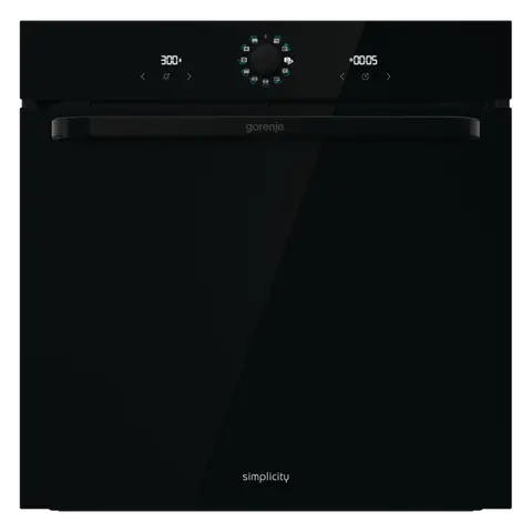 Gorenje תנור בנוי 60 ס''מ אפייה בלחות ExtraSteam ו-AirFry שחור מלא סדרת Simplicity תוצרת Gorenje דגם BOS8737SYB