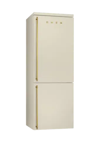 SMEG מקרר קו ארון רוחב 70 ס"מ גימור קרם סדרת Colonial תוצרת SMEG דגם FA8005PO5