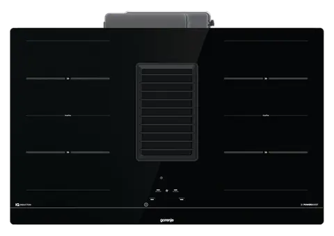 Gorenje כיריים אינדוקציה 83 ס"מ FLEX כפול בשילוב קולט אדים התקנה שטוחה G600 תוצרת Gorenje דגם HET949BSC