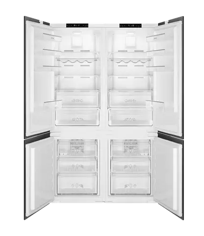 SMEG מקרר + מקפיא אינטגרלי 120 ס"מ 550 ליטרים תוצרת SMEG דגם : C8174TN2P