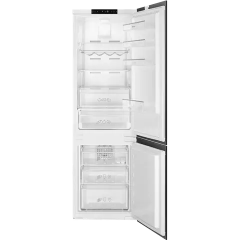 SMEG מקרר + מקפיא אינטגרלי 60 ס"מ 275 ליטרים תוצרת SMEG דגם : C8174TN2P