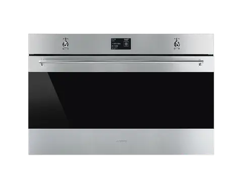 SMEG תנור בנוי פירוליטי 90/60 ס"מ נירוסטה סדרת ה Classic תוצרת SMEG דגם SFP9302TX