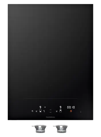 GAGGENAU כיריים דומינו אינדוקציה 38 ס"מ Flex התקנה שטוחה מתגים קדמיים סדרה 400 תוצרת GAGGENAU דגם VI422104