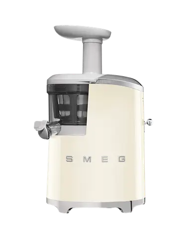 SMEG מסחטת מיצים בסחיטה איטית צבע קרם מסדרת 50's Retro Style,תוצרת SMEG דגם SJF01CREU