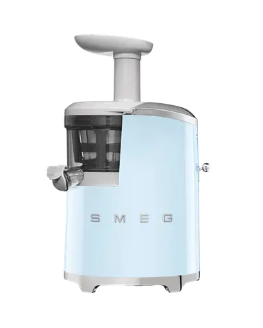 SMEG מסחטת מיצים בסחיטה איטית צבע כחול פסטל מסדרת 50's Retro Style,תוצרת SMEG דגם SJF01PBEU