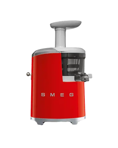 SMEG מסחטת מיצים בסחיטה איטית צבע אדום מסדרת 50's Retro Style,תוצרת SMEG דגם SJF01RDEU
