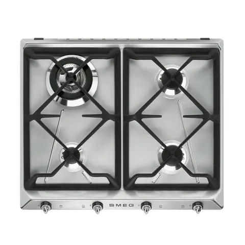 SMEG כיריים גז 60 ס"מ,נירוסטה ,מסדרת Victoria תוצרת SMEG דגם SR964XGH
