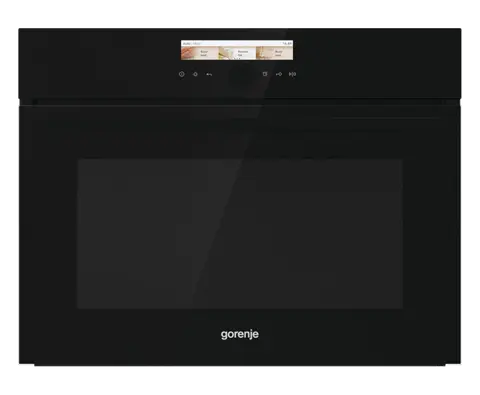 Gorenje תנור בנוי משולב מיקרוגל 45 ס''מ גימור שחור מלא מסך TFT צבעוני Gorenje דגם BCM598S17BG