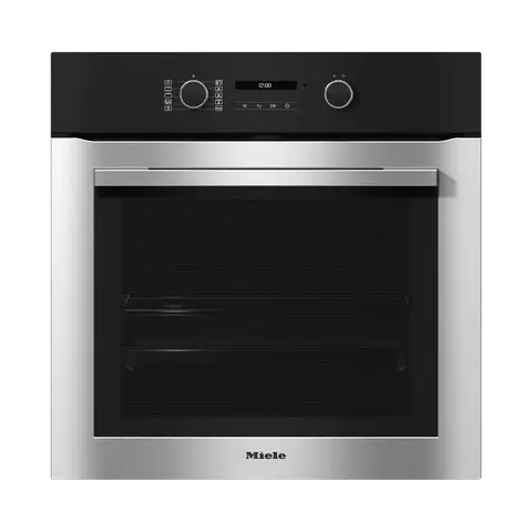Miele תנור בנוי פירוליטי 60 ס"מ 76 ליטר סגירה ופתיחה שקטה חיבור WI-FI גימור נירוסטה תוצרת Miele דגם H 2761 BP CLST