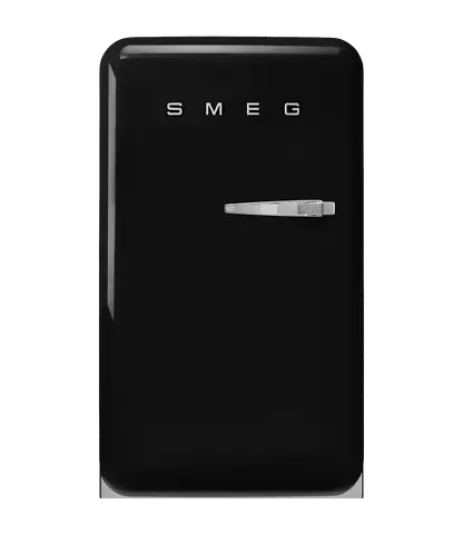 SMEG מקרר מיני משרדי רטרו בצבע שחור גובה 97 ס"מ סדרת 50'Retro Style תוצרת SMEG דגם FAB10LBL5