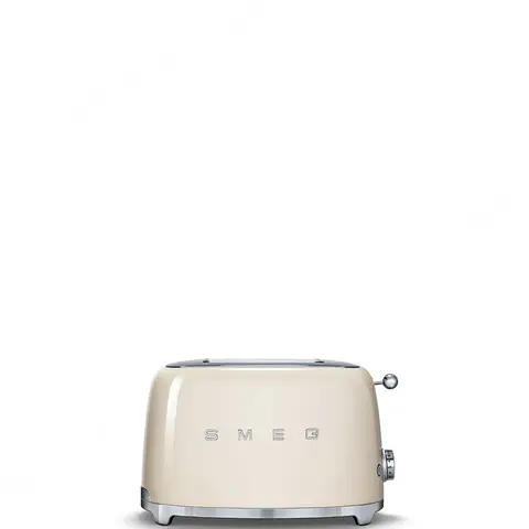 SMEG מצנם לשתי פרוסות,צבע קרם,מסדרת 50's Retro Style,תוצרת SMEG דגם TSF01CREU
