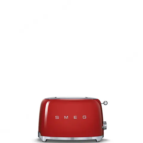 SMEG מצנם לשתי פרוסות, צבע אדום,מסדרת 50's Retro Styleתוצרת SMEG דגם TSF01RDEU