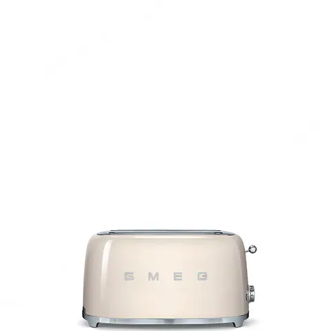 SMEG מצנם 4 פרוסות,צבע קרם,מסדרת 50's Retro Style,תוצרת SMEG דגם TSF02CREU