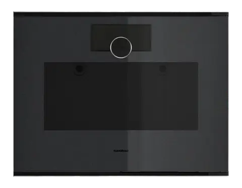 GAGGENAU סטימר אידוי 45 ס"מ 2 מיכלי מים דלת צד גימור Onyx סדרת Minimalistic תוצרת GAGGENAU דגם GS221100