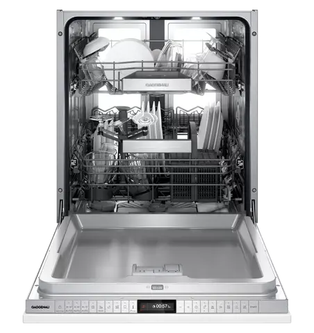 GAGGENAU מדיח כלים אינטגרלי מלא 60 ס"מ גובה נישה 86.5 ס"מ תאורה מלאה Push-to-Open תוצרת GAGGENAU דגם DF481100F