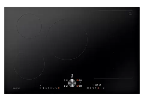 GAGGENAU כיריים אינדוקציה 80 ס"מ 5 מוקדים Flex התקנה שטוחה סדרה 200 תוצרת GAGGENAU דגם CI283103