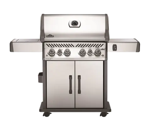 Napoleon גריל גז 154 ס"מ 4 מבערים עם כירת צד Sizzle Zone ומבער אחורי Infra-Red מבית Napoleon דגם ROGUE SE 525 נירוסטה