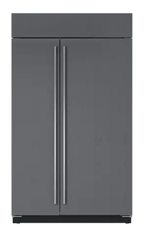 SUB ZERO מקרר ומקפיא SIDE BY SIDE קו ארון 122 ס"מ חיפוי ארונות 804 ליטר יצרן קרח תוצרת Sub zero דגם ICBCL4850S/O