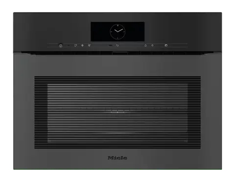 Miele תנור שף משולב מיקרו 45 ס"מ ArtLine Touch2Open M-Touch תוצרת Miele דגם H 7840 BMX Obsidian black matt