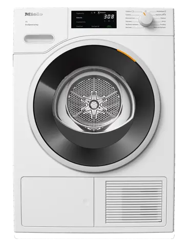 Miele מייבש כביסה 9 ק"ג קונדנסור עם משאבת חום EcoSpeed מבית  MIELE דגם TWD 640 WP