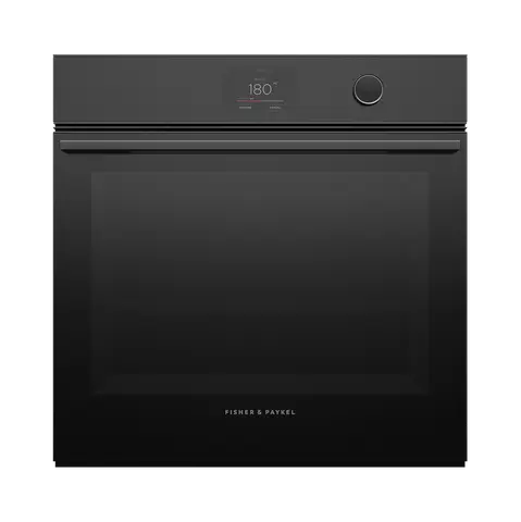 Fisher & Paykel תנור בנוי פירוליטי 60 ס"מ AirFry צג TFT גימור שחור סדרה 9 תוצרת FISHER&PAYKEL דגם OB60SMPTDB1