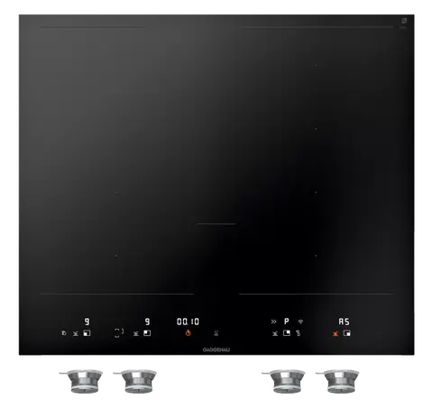 GAGGENAU כיריים אינדוקציה 60 ס"מ Flex התקנה שטוחה מתגים קדמיים סדרה 400 תוצרת GAGGENAU דגם VI462103