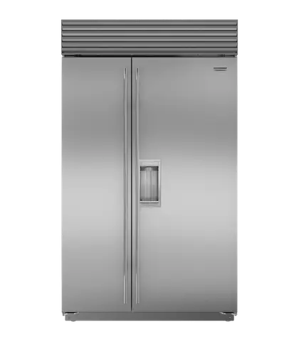 SUB ZERO מקרר ומקפיא SIDE BY SIDE קו ארון 122 ס"מ נירוסטה 800 ליטר בר מים וקרח תוצרת Sub zero דגם ICBCL4850SD/S