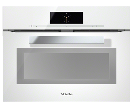 תנור אידוי בנוי משולב מיקרוגל גובה 45 ס"מ בצבע לבן לבישול באדים MIELE DGM6800