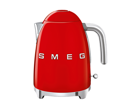 קומקום חשמלי בצבע אדום מסדרת 50's Retro Style,מבית SMEG דגם KLF03RDEU