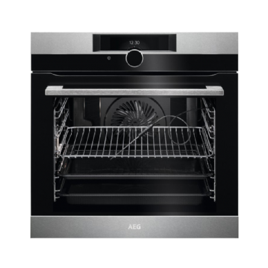 תנור בנוי 60 ס"מ SENSECOOK ניקוי פירוליטי מבית AEG דגם BPK842320M תוצרת גרמניה