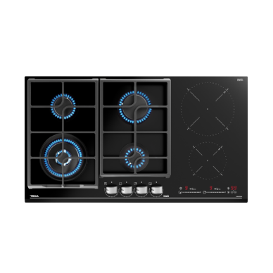 כיריים אינדוקציה 2 מוקדים בשילוב 4 מבערי גז 90 ס"מ מבית Teka דגם JZC 96342 BBB