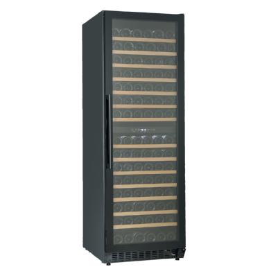 מקרר יין אינטגרלי DUAL ZONE עם מדפי עץ טלסקופיים 124 בקבוקים מבית LA IMPERIAL דגם JCF-328S