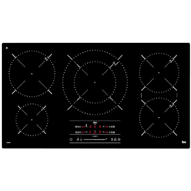 כיריים אינדוקציה 90 ס"מ 5 מוקדים FLEX מבית TEKA דגם IB-9530 