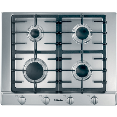 כיריים גז 60 ס"מ 4 מבערים גימור נירוסטה מבית MIELE דגם KM 2010G