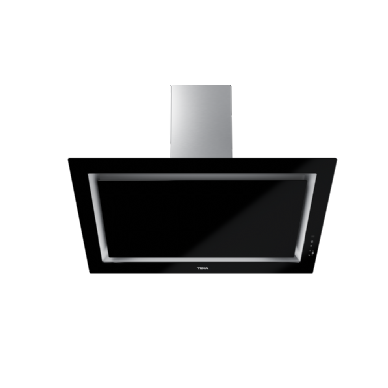 קולט אדים ורטיקלי 90 ס"מ זכוכית שחורה עם מטהר אויר מבית TEKA דגם DLV 98660 BK