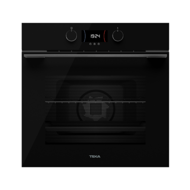 תנור בנוי 60 ס"מ זכוכית שחורה ניקוי באדים Teka Urban דגם HLB8400 B