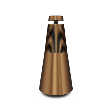 רמקול עוצמתי עם טכנולוגיית העדשה האקוסטית צבע ברונזה מבית Bang & Olufsen דגם Beosound 2 Bronze Tone