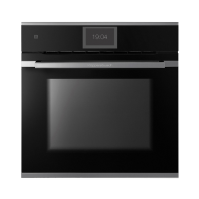 תנור בנוי 60 ס"מ פירוליטי זכוכית שחורה עם ערכות עיצוב ומסך צבעוני מבית kueppersbusch דגם BP6850.0