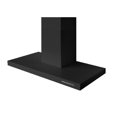 קולט אדים צמוד קיר 90 ס"מ צבע שחור דופון מבית FRECAN דגם Black Wall 90