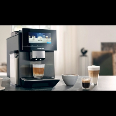 מכונת קפה אוטומטית על השיש עם צג צבעוני מרהיב בגודל TFT "6.8 מבית Siemens דגם : TQ907R05 מסדרה : EQ.900
