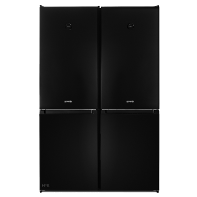 מקרר מקפיא תחתון 120 ס"מ 2 מטר גובה צבע שחור סדרת Simplicity מבית GORENJE דגם NRK6201SYBK