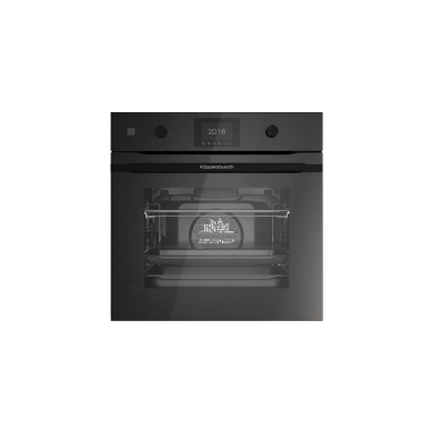 תנור בנוי 60 ס"מ פירוליטי בגימור שחור מט גרפיט ומערכת ökotherm מבית kueppersbusch דגם BP6350.0GPH6